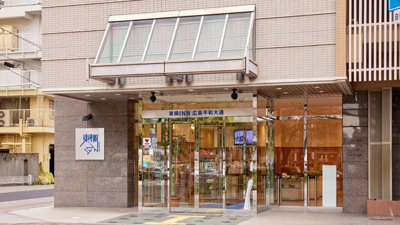 Toyoko Inn Hiroshima Heiwa-Odori Exterior photo